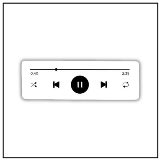 Mobile Music Player Sticker