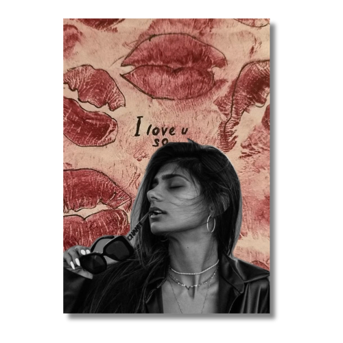 Mia I love U So Wall Poster