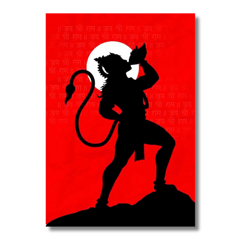 God Hanuman Wall Poster