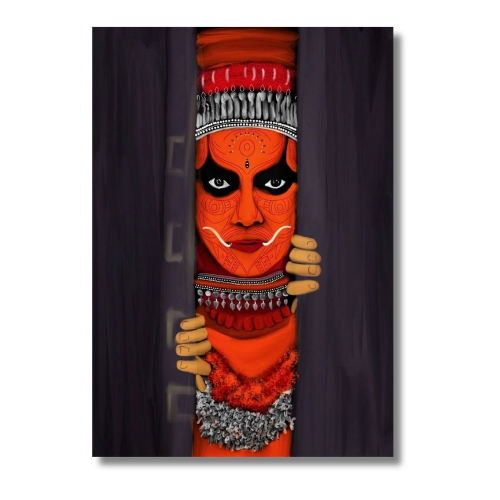 Theyyam The Divine Spirit Wall Poster