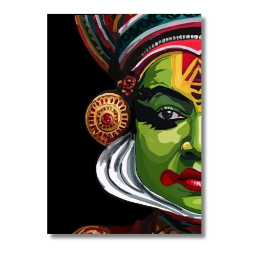 Kathakali The Face of Tradition Wall Poster