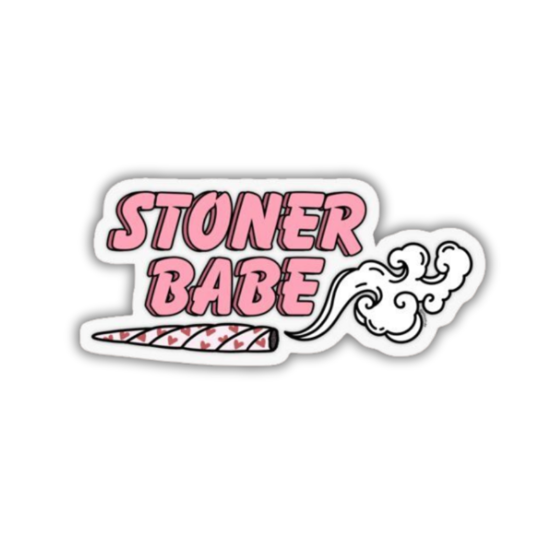 Stoner Babe Sticker