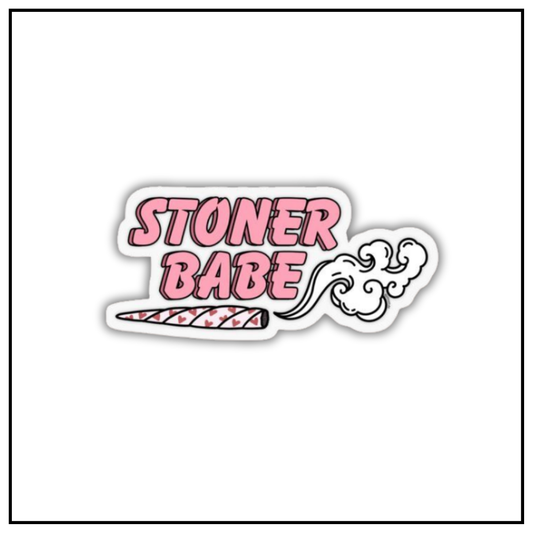 Stoner Babe Sticker