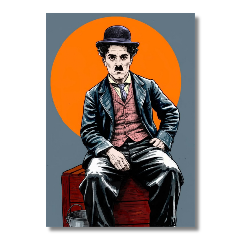 Charlie Chaplin Wall Poster