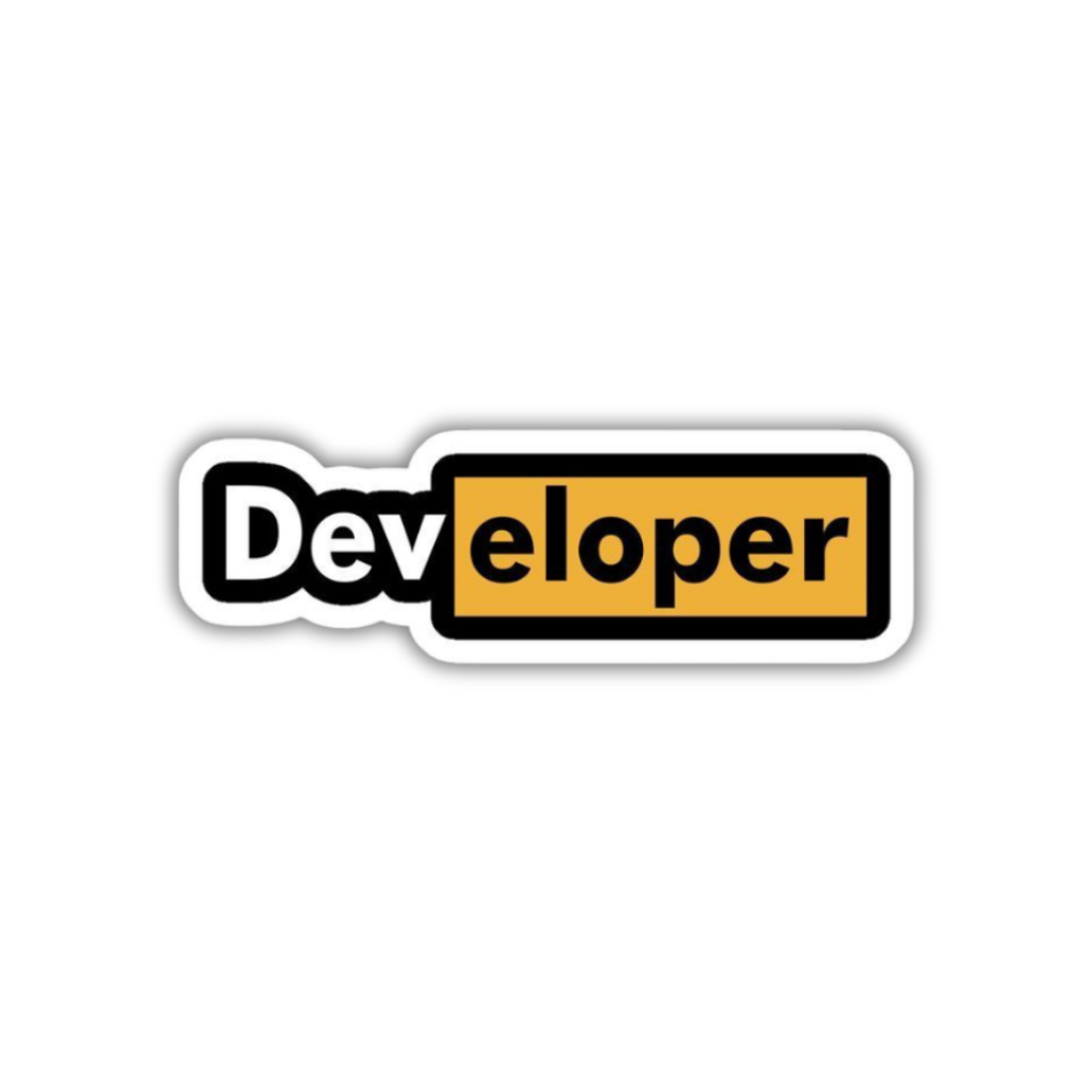 Developer Sticker