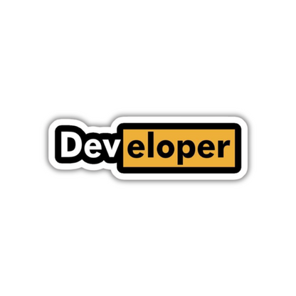 Developer Sticker
