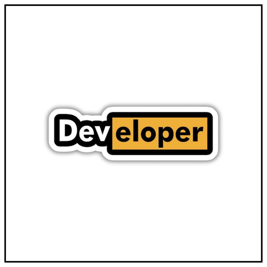 Developer Sticker