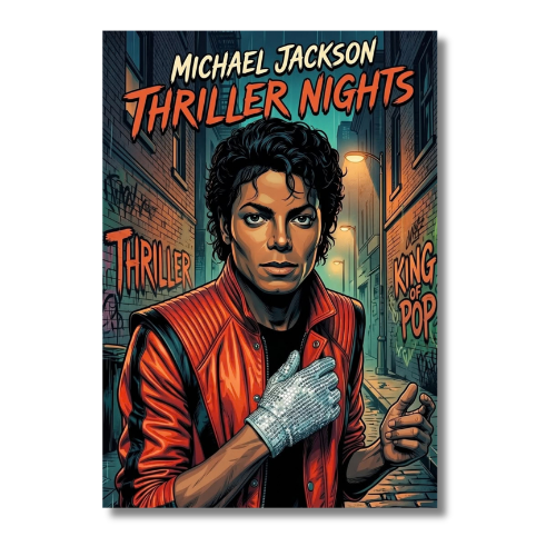 Michael Jackson Thriller Nights Wall Poster