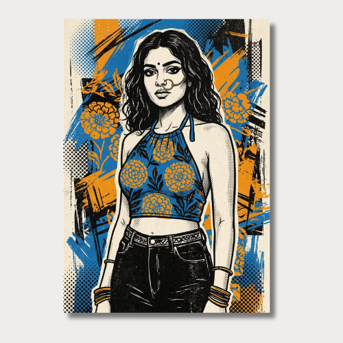 Desi pop queen wall poster