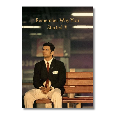 Ms Dhoni The Untold Story Movie Station Wall Poster
