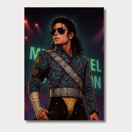 MJ wall poster