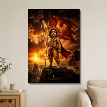 Bala Murugan: The Young Commander Wall Poster