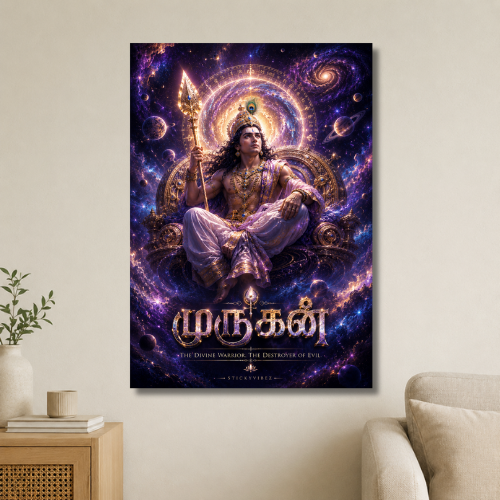 Cosmic Murugan Wall Poster