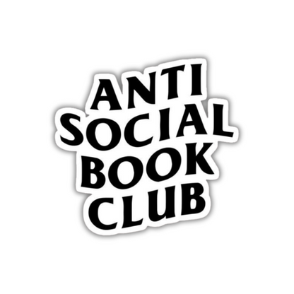 Anti Social Book Club Sticker