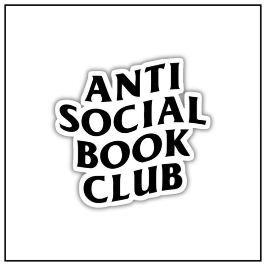 Anti Social Book Club Sticker