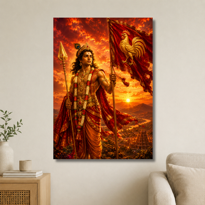 Murugan: King of the Vel Wall Poster