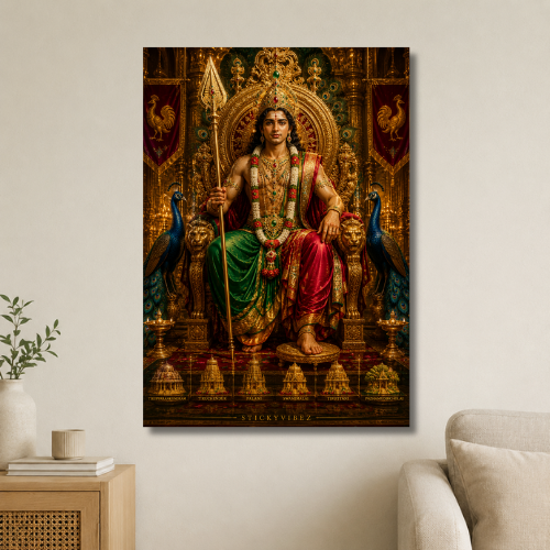 Murugan: Lord of Arupadai Veedu Wall Poster