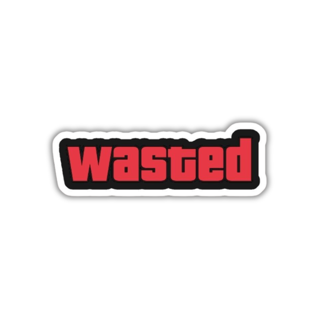 Wasted Sticker V3