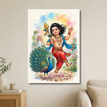 Bala Murugan: Divine Playfulness Wall Poster