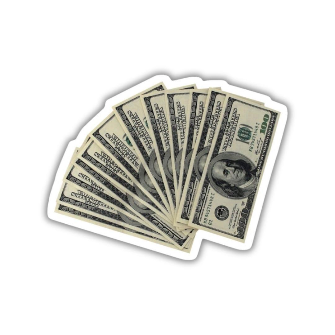 Cash v2 Sticker
