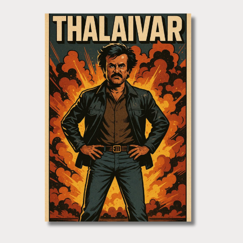 Thalaivar wall poster