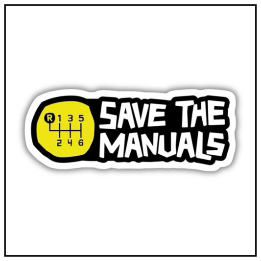 Save the Manuals Sticker
