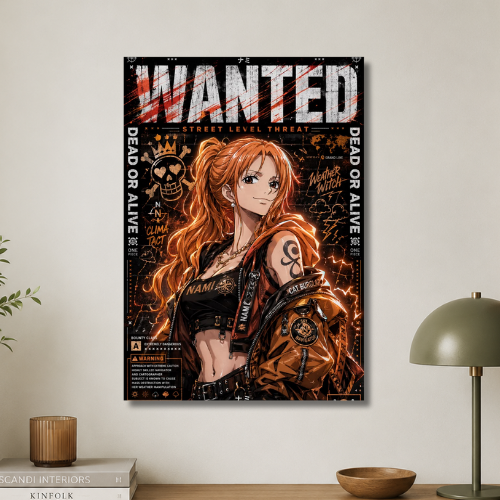 Wanted by Nami Wall poster