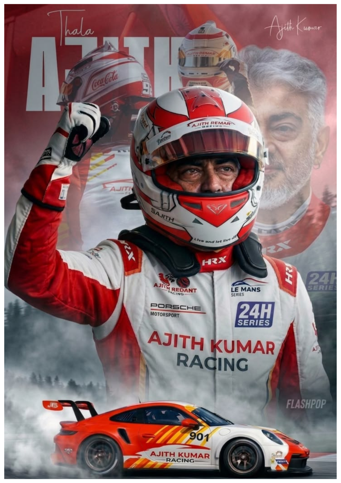 Thala Ajith Wall Poster Collection (Set of 8)