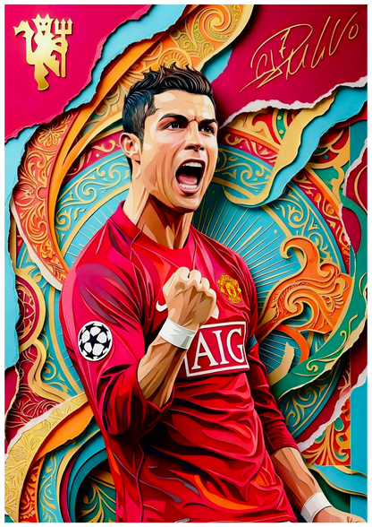Cristiano Ronaldo Wall Poster Collection (Set of 8)