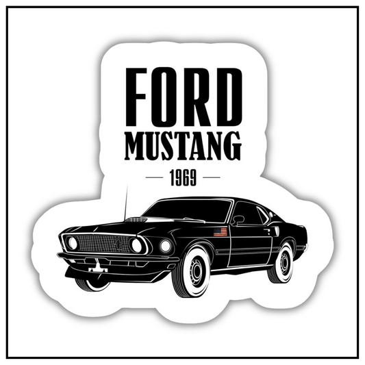 Ford Mustang 1969 Sticker