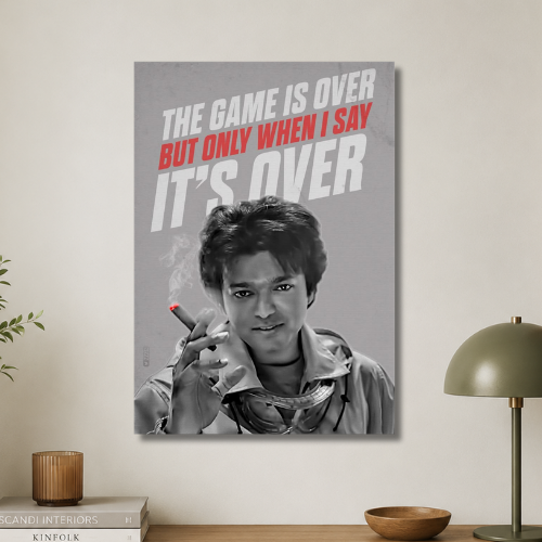 Game is Over Wall poster