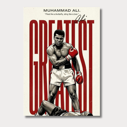 Muhammad Ali wall poster