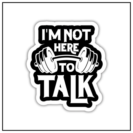 I'm not here to talk Sticker
