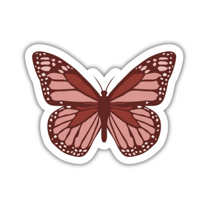 Red Butterfly Sticker