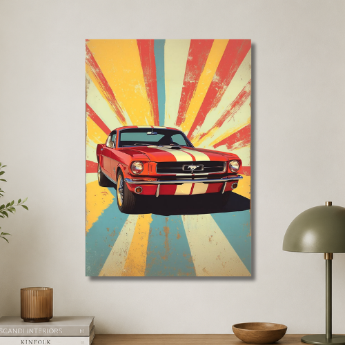Retro Car Wall poster