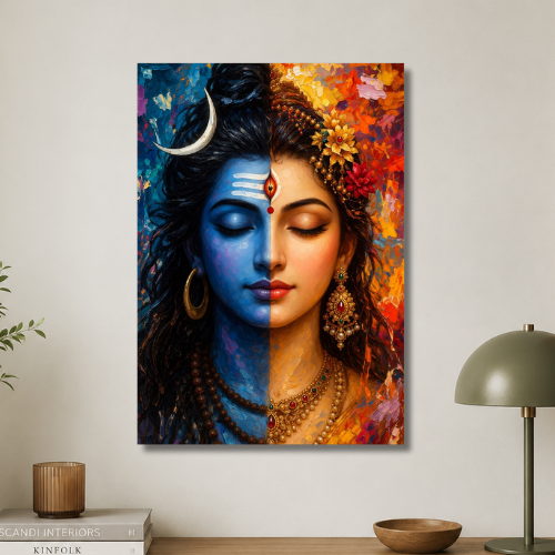Shiva Shakti Wall poster
