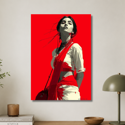 Red and Bold Wall poster