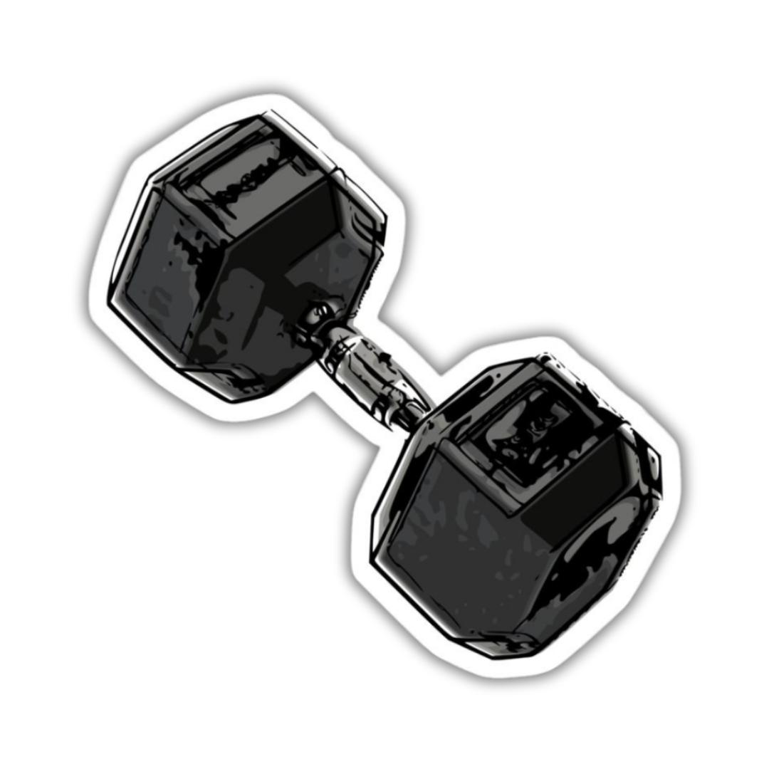Dumbell Sticker