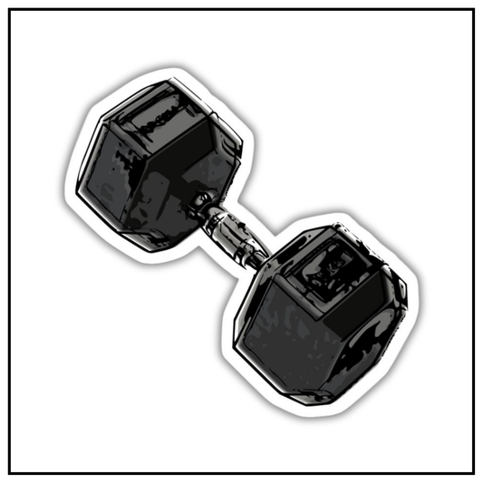 Dumbell Sticker