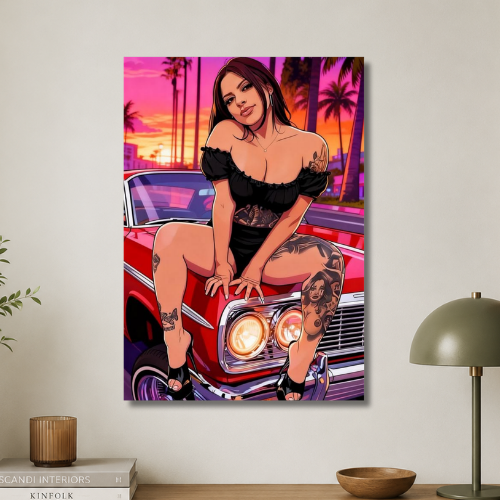 Classic & Savage Wall poster