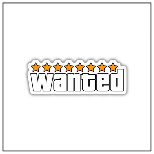 Wanted Sticker