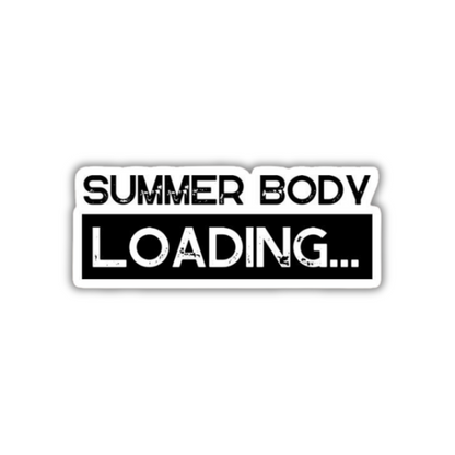 Summer Body Loading Sticker