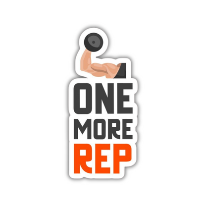 One more rep Sticker