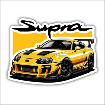 Supra Yellow Sticker