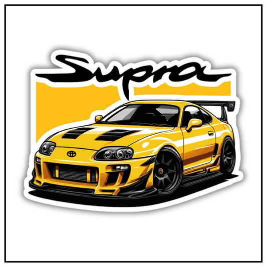 Supra Yellow Sticker