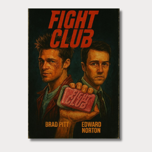 Fight club wall poster