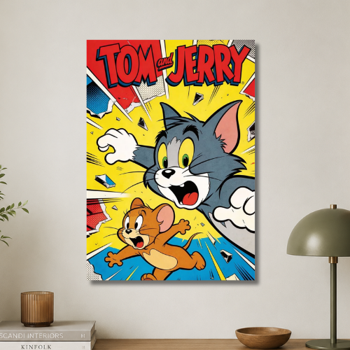 Tom & Jerry attack mode Wall poster
