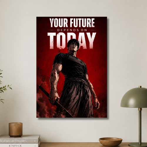 Your future depends on Today Wall poster