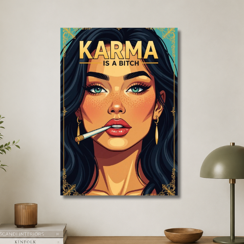 Karma is a Bitch Wall poster