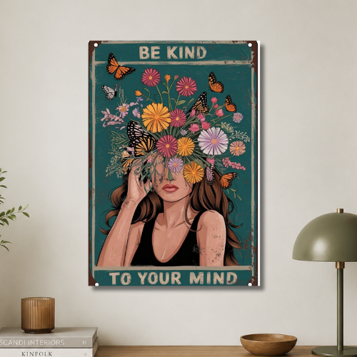 Be kind to your mind Wall poster